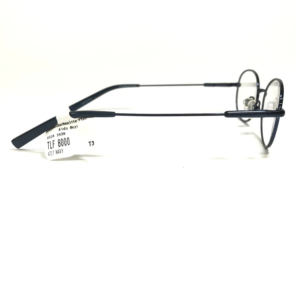 Marcos de gafas Technolite Flex para niños TLF8000 AZUL MARINO alambre redondo 47-17-135 Foto 4 de 4