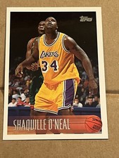 1996-97 TOPPS  -  SHAQUILLE O'NEAL LAKERS #220