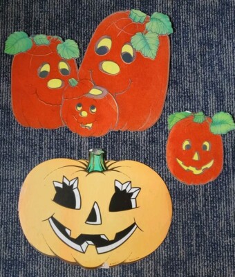 Beistle Jack-O'-Lantern Paper Lanterns – 3-Pack, 9.5-Inch Halloween Hanging Decorations With Metal Inserts