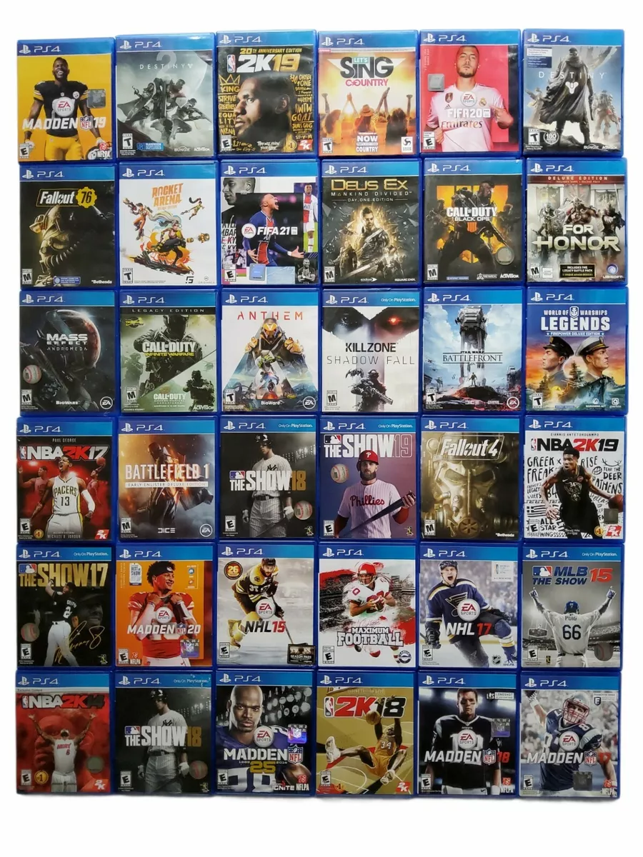  Games - PlayStation 4: Video Games