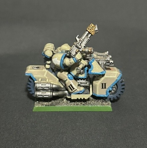 Space Marine Bikers x3 Warhammer 40k Pro Painted Games Workshop 2002 OOP - Picture 6 of 9