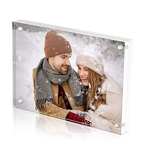 Double Sided Picture Frame 4x6,Replace Family Glass Photo Frame