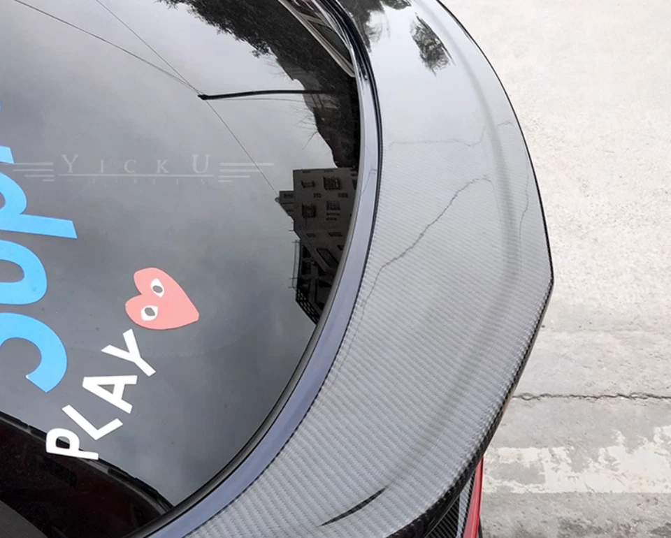 1PCS Real Carbon Fiber Exterior Rear Spoiler Tail Truk For Lexus RX350 2016-2019 - Image 3 of 4