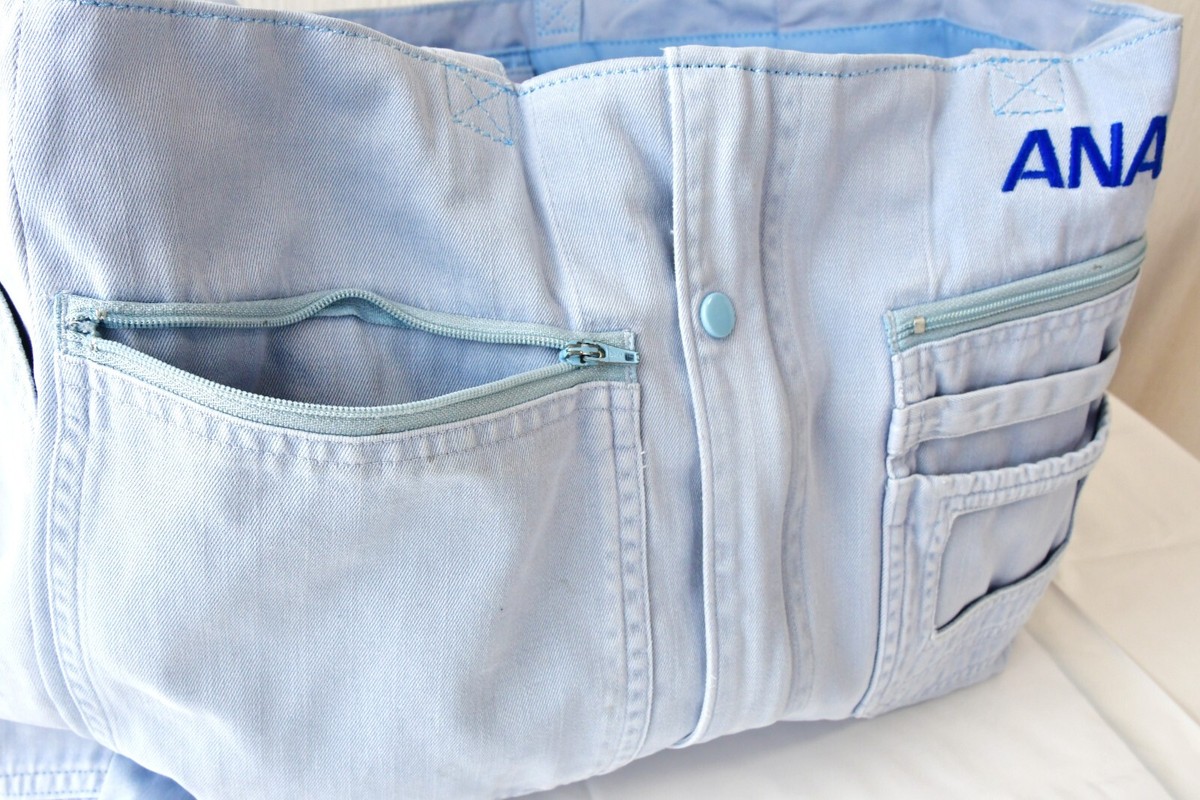 All Nippon Airways Tote Bag Made from Clothes of ANA Mechanics