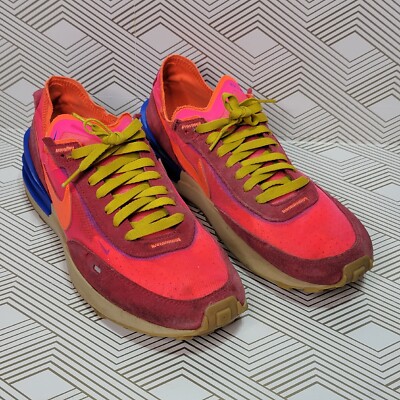 nike waffle one hyper crimson