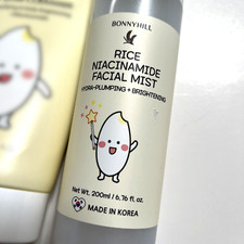 Bonnyhill Rice Niacinamide Facial Mist 200ml, Korean Cosmetics, KBeauty, sample