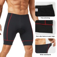 Men Cycling Shorts With 5D Gel Pad Underwear MTB Mountain Bike Bottoms Pants New