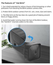 1PCS Protective Silicone Cover Case for New Blink Outdoor/Indoor/ XT/XT2 Cameras