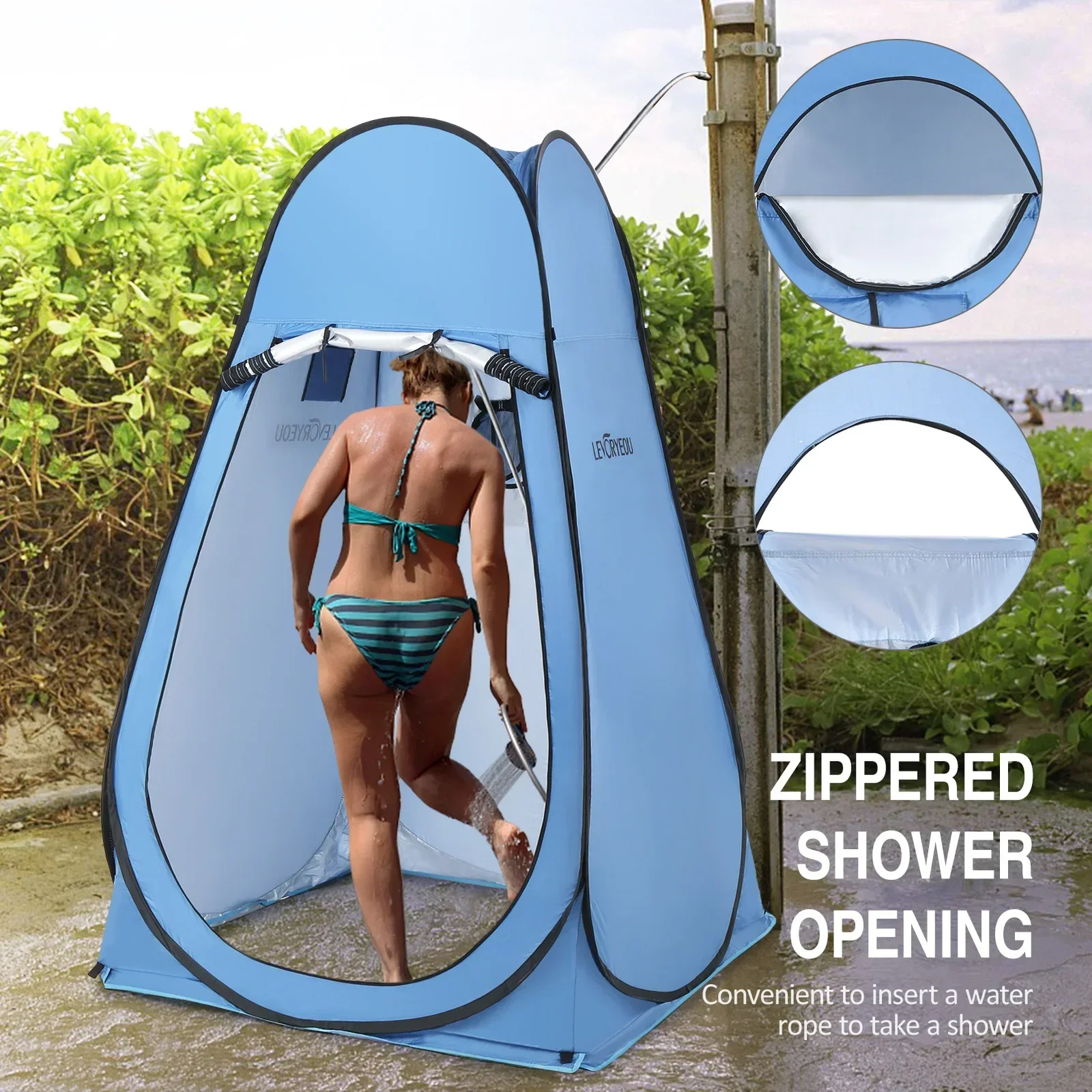 One-touch Ultralight Changing Tents Portable Outdoor Camping Instant Shower Tent