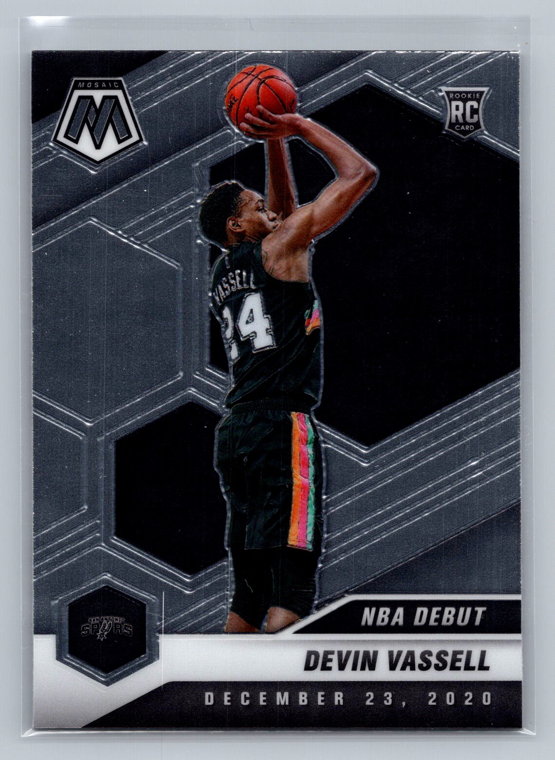 2020 Panini Mosaic #278 Devin Vassell San Antonio Spurs Rookie