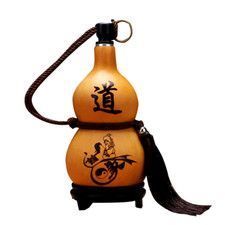 Natural Gourd, Portable Water Bottle, Wine, Medicine Gourd, Birthday Gift-        