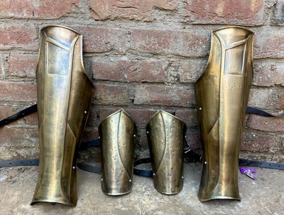 Sparta 300 King Leonidas Armor Arm & Leg Guard Larp Reenactment Wearable Costume
