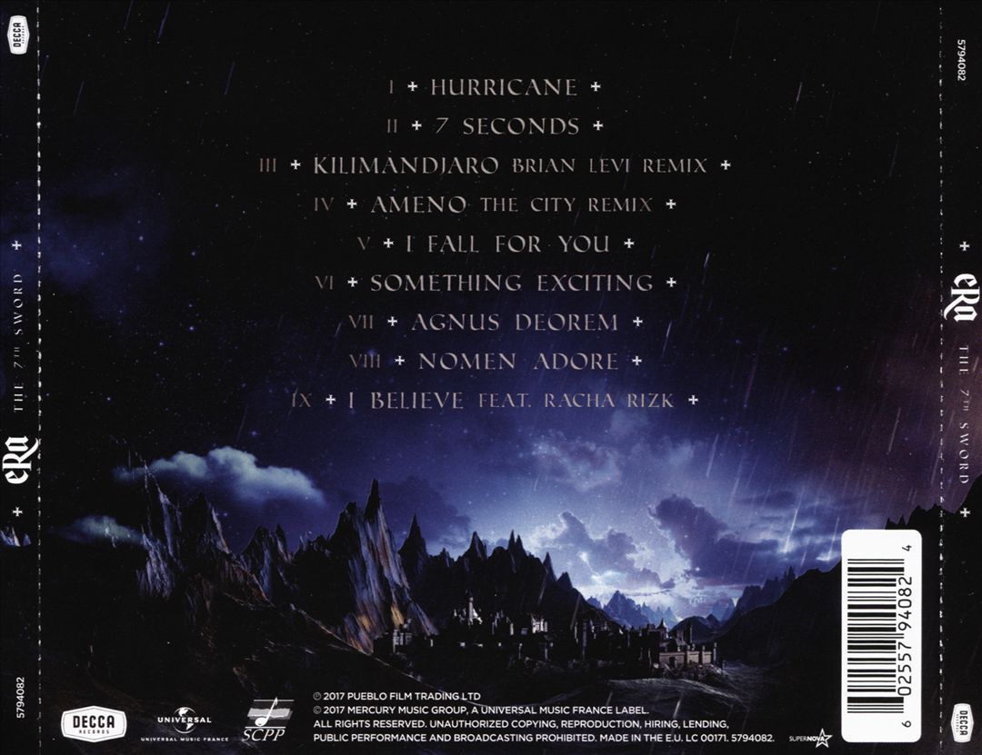 ERA - THE 7TH SWORD * NEW CD 602557940824| eBay ERA - THE 7TH SWORD * NEW CD 602557940824| eBay