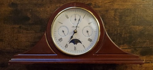 Seth Thomas Manteluhr Mondphase. Hermle Quarz 2100 Made In Germany.