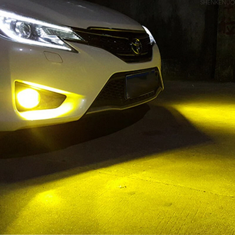 Faros antiniebla LED amarillos para Hyundai Genesis Coupé 2013-2016 3000K H11 Foto 2 de 4