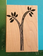 WOOD GRAIN TREE BRANCH Rubber Stamp
