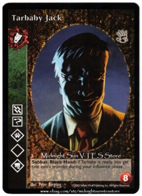 Tarbaby Jack Nosferatu Antitribu Black Hand V:TES VTES Vampire CCG