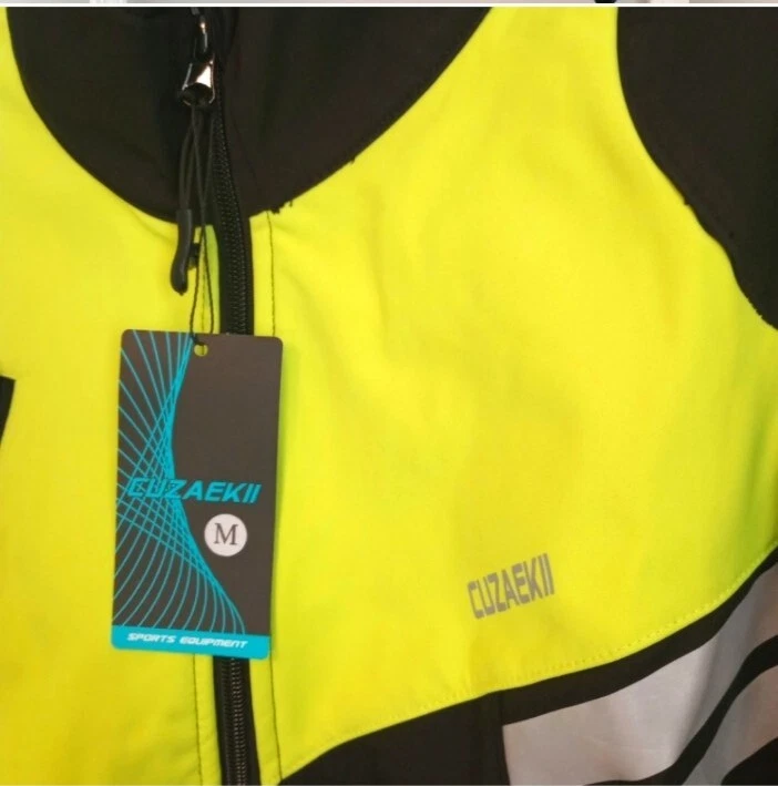 Мужская зимняя велосипедная куртка Cuzaekii тепловая ветрозащитная ветровка для горного велосипеда велосипеда M - Изображение 3 из 4