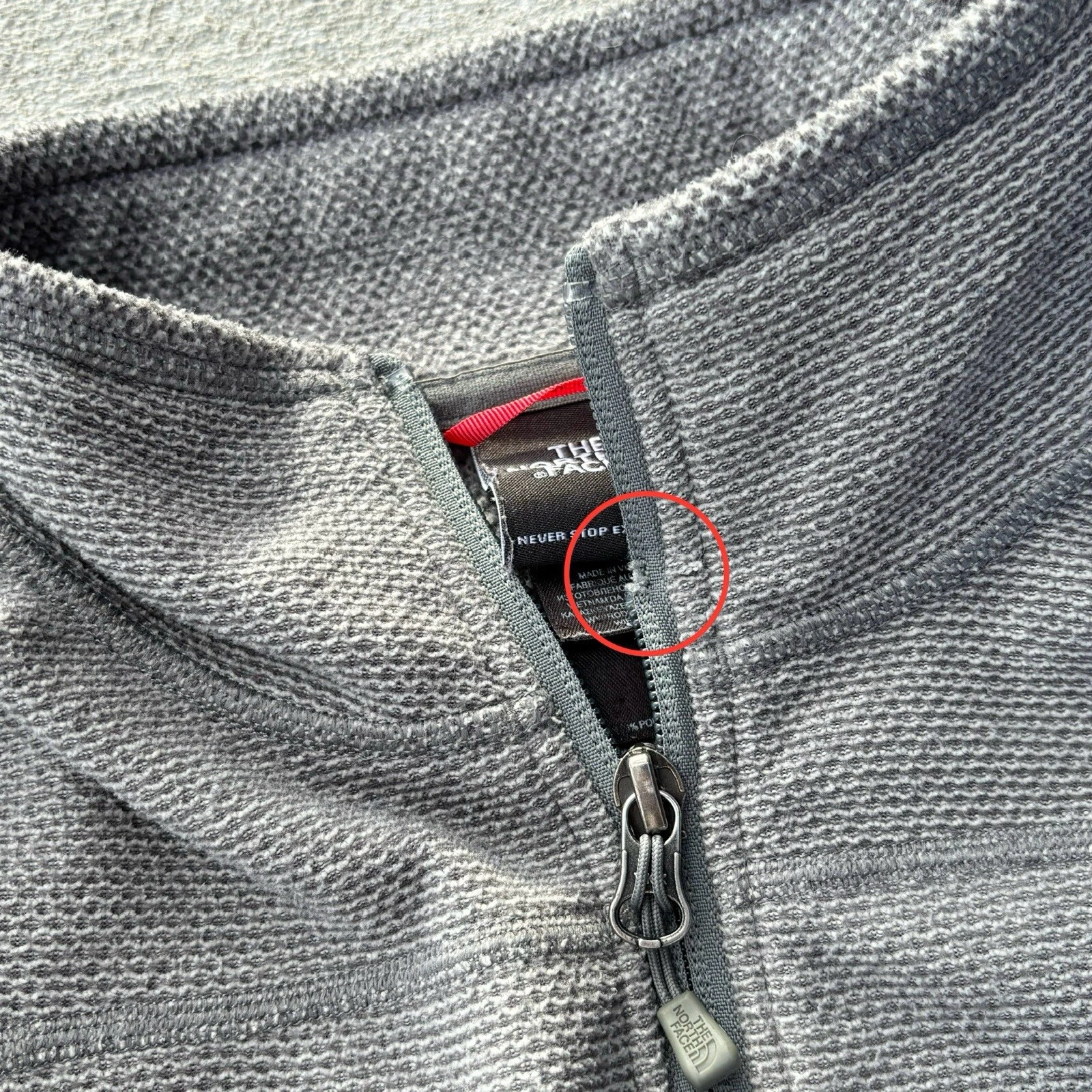 north-face quarter pullover fleece flaws jacket