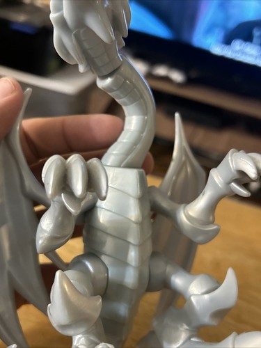 Figura 1996 Yu-Gi-Oh Blue Eyes White Dragon 7" Kazuki Takahashi sin misiles - Imagen 8 de 9