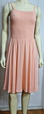 SALE!!!  ANGIE Smocked Sleeveless Dress, Peach, Various Sizes, NWT