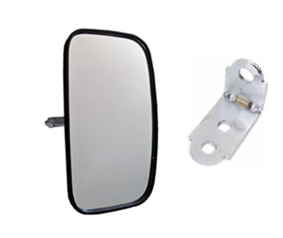 Mirror with bracket universal forklift truck, golf car, clark