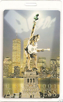 AC/DC 2001 Tour Laminated Backstage Pass Laser Foil | eBay