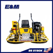 Free Shipping New Concrete Ride on Power Trowel Surface Finisher Machine