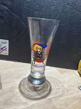 Vintage 1987 Bud Light Spuds MacKenzie Beer Glasses Beach Pool Umbrella Chair