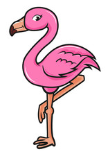 XXL 18X18 cm Autoaufkleber Sticker Flamingo Aufkleber