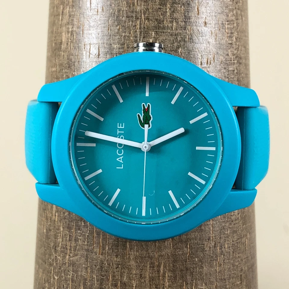 Lacoste Women LC.79.3.47.2705 Blue Silicone Band Quartz Analog 38mm Watch 6 3/4" - Image 2 of 4