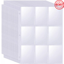 Binder Card Sleeves, 540 Pockets Double-Sided Trading Card, 9 Pocket, 30 Pack