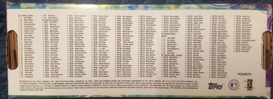 2017 Bowman Chrome Mini Set Factory Sealed Judge Acuna Soto  - Image 2 of 4