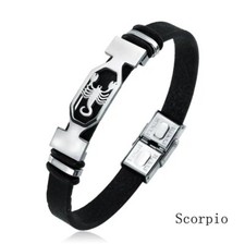 Zodiac Signs Spirit Bracelet Magnetic Closure 12 Constellation Zodiac Bracelets