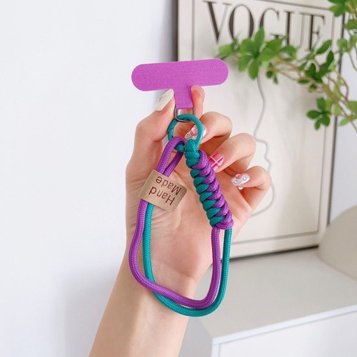 Woven Colored Safety Phone Lanyard Colorful Phone Wrist Strap Mobile Phone - 第 18/22 張圖片