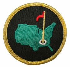MASTERS AUGUSTA GOLF PATCH IRON ON SEW ON - 2.5 inch