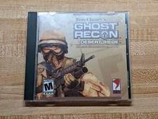 Tom Clancy's Ghost Recon: Desert Siege (PC, 2002) pretty fresh game and manual 