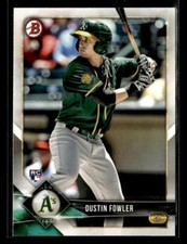 2018 Bowman #36 Dustin Fowler Rookie Card Oakland Athletics