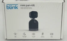 Blink Mini Pan-Tilt Rotating Indoor Plug-in Smart Security Camera, NEW