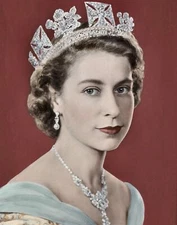 QUEEN ELIZABETH II Portrait PHOTO  (184-e)
