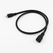 Micro USB 5 Pin Male to Micro Female Charging Data Extension Adapter Cable 50cm