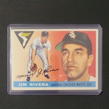 1955 Topps - Jim Rivera Base Set #58 Chicago White Sox MLB Baseball