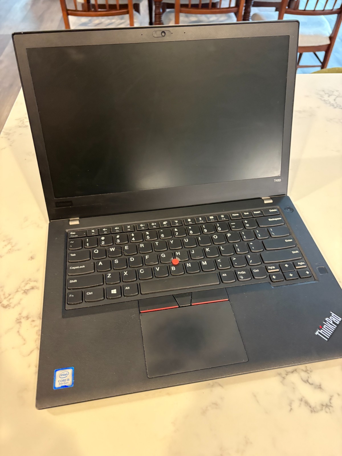 Lenovo ThinkPad T480, 14-Inch Laptop, with Intel Core i5-8250U, 500 GB SSD (Solid State Drive), Windows 11 Pro