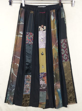 Vintage 80/90s Donna Jessica Maxi Skirt Womens 2 Artsy Boho Hippie Patchwork