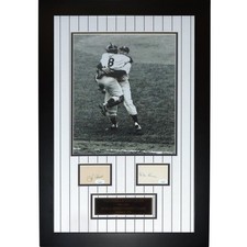 Yogi Berra And Don Larsen Autographed New York Yankees (WS Perfect Game) Deluxe