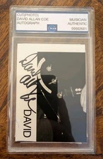 DAVID ALLAN COE CUT AUTOGRAPH - Free Shipping 