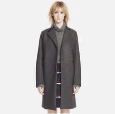 NWT Marc by Marc Jacobs 'Norman' Bonded Wool Coat, CAVIAR GREY MELANGE, Sz 2$858