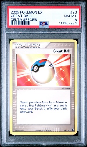 Great Ball graded PSA 8 for sale on eBay