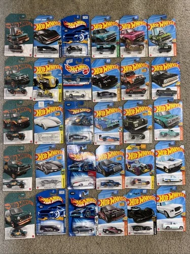 Hot Wheels Lot 30 Vehicles New In Package Vintage / Modern Batmobile Knight Ride