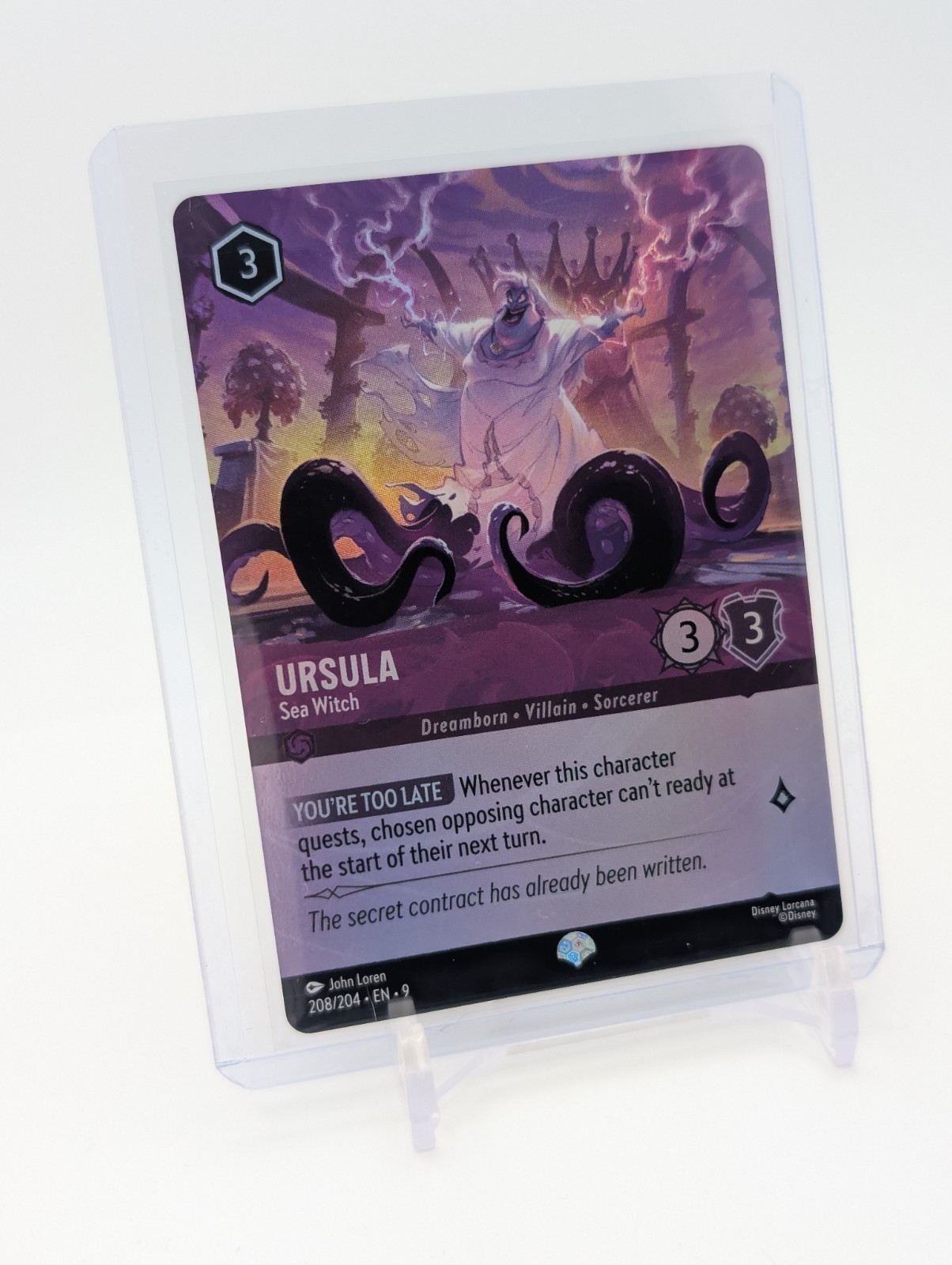 Lorcana TCG - Ursula - Sea Witch (Epic) - 208/204 Fabled NM